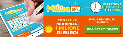italy million day 2018|Archivio estrazioni e risultati MillionDAY anno 2018 .
